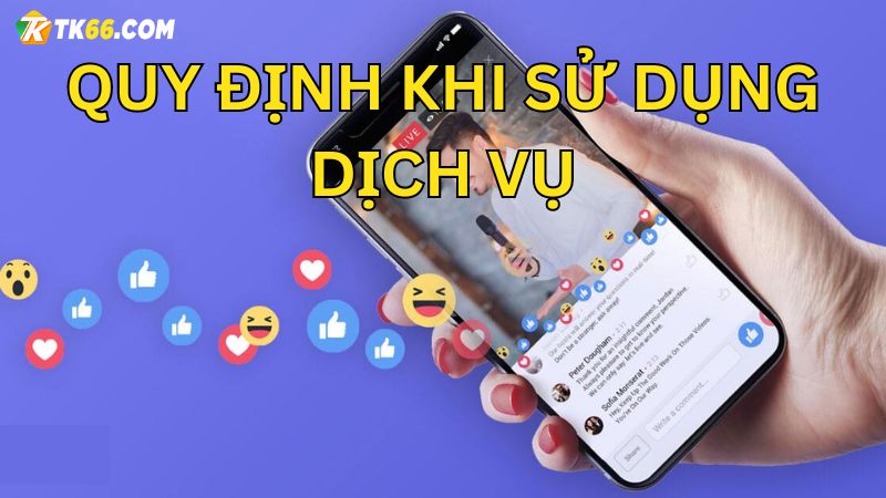 Quy định sử dụng dịch vụ