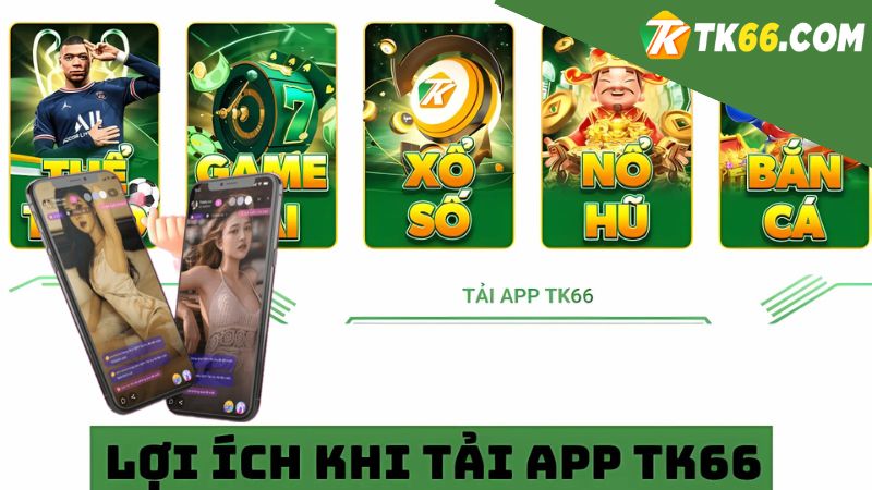 Lợi ích khi cài đặt app TK66 về điện thoại 